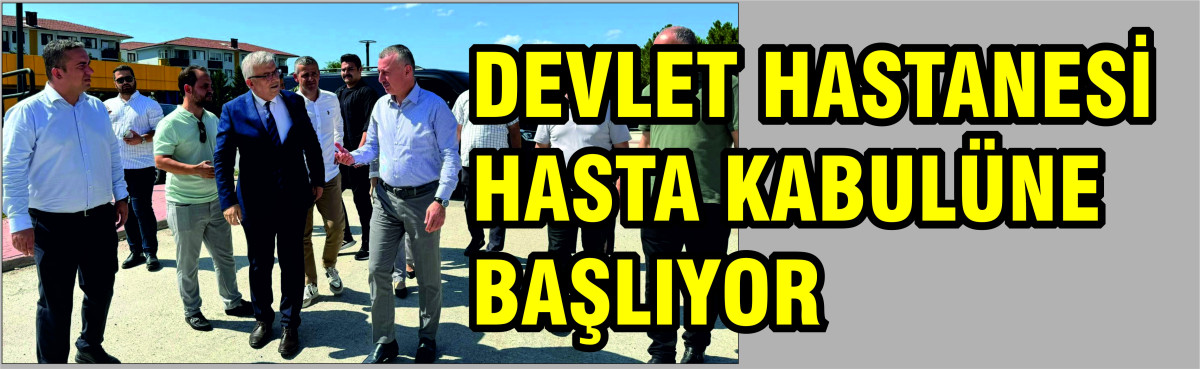 GÖLCÜK NECATİ ÇELİK DEVLET HASTANESİ  HASTA KABULÜNE BAŞLIYOR