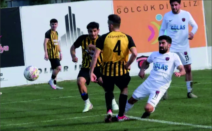 GÖLCÜKSPOR KENDİ EVİNDE KEŞAN ENGELİNİ AŞTI 3-2