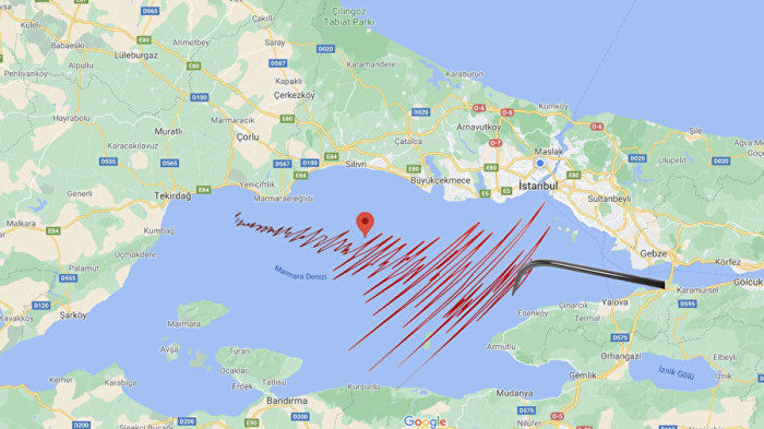 Marmara Denizi'nde deprem